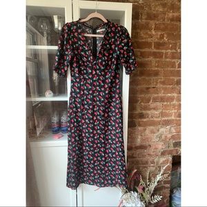 Reformation Cherry Dress Size 0